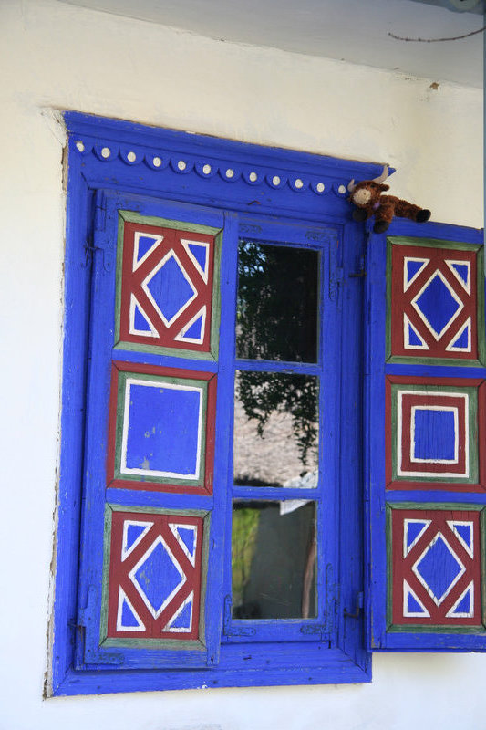 Cerulean Blue shutters