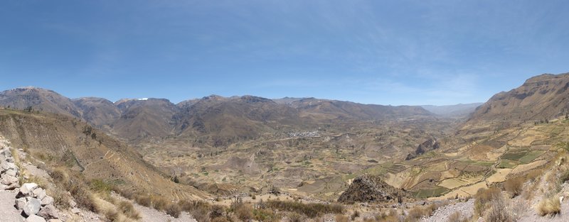 Panoramic views of Colca Canyon