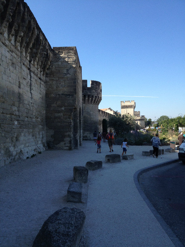 The wall around Avignon