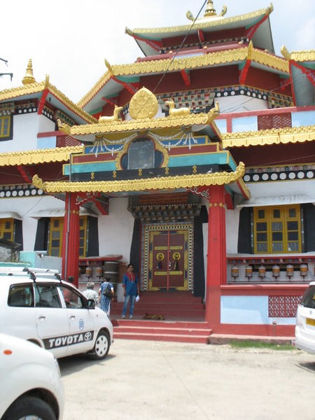 FIRST GLIMPSE OF A MONASTERY AT KALIMPONG