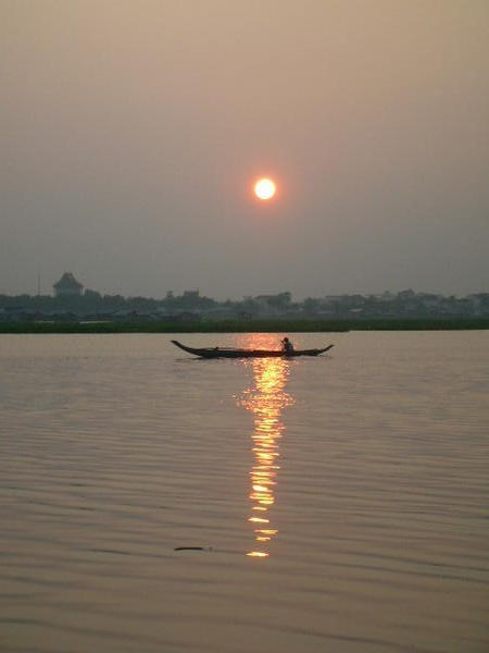 maisemat meijan Phom Phenin hotellista Cambodiassa