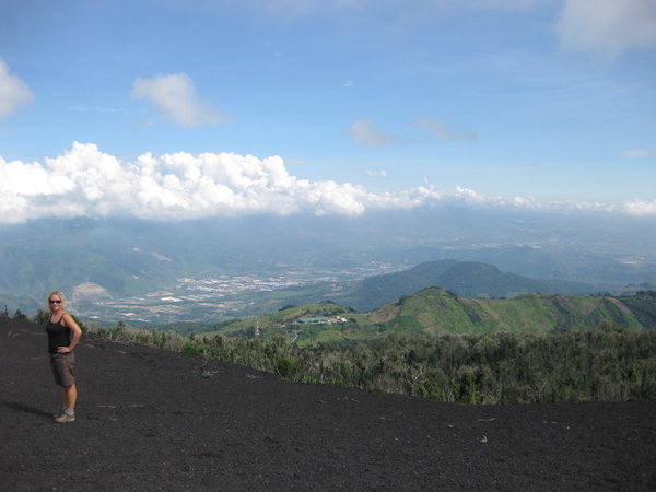 View from volcano Pacaya