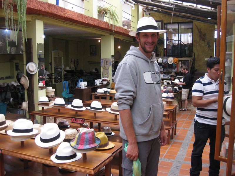 Panama hats are made in Ecuador!