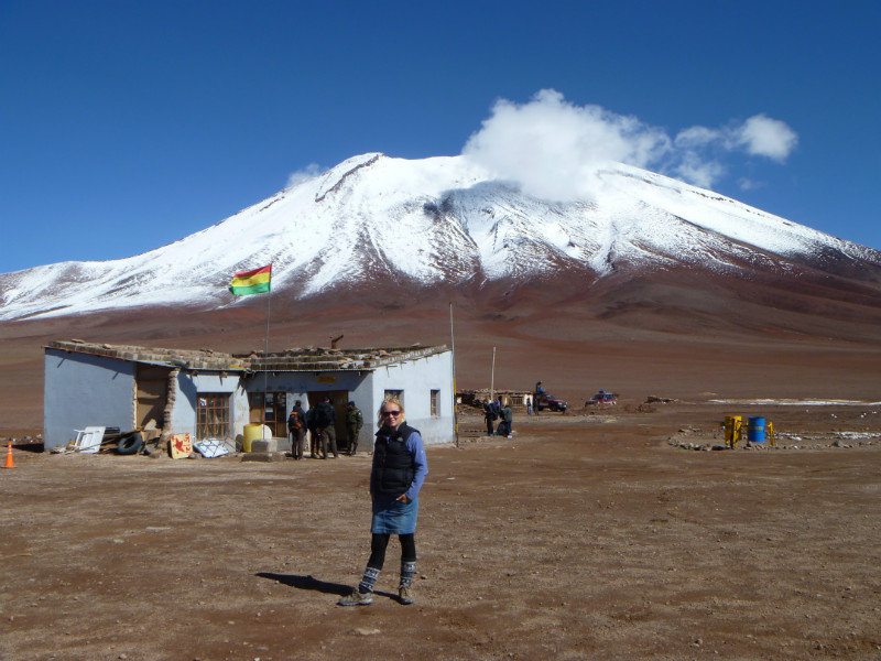 Bolivian-Chilean border post