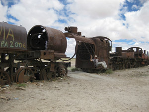 Train graveyard