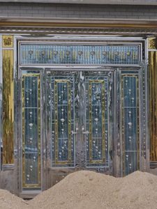 Ornate Glass Doors