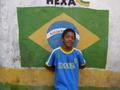 En dreng fra favela'en og flaget