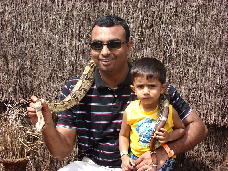 Pic with the Snake!