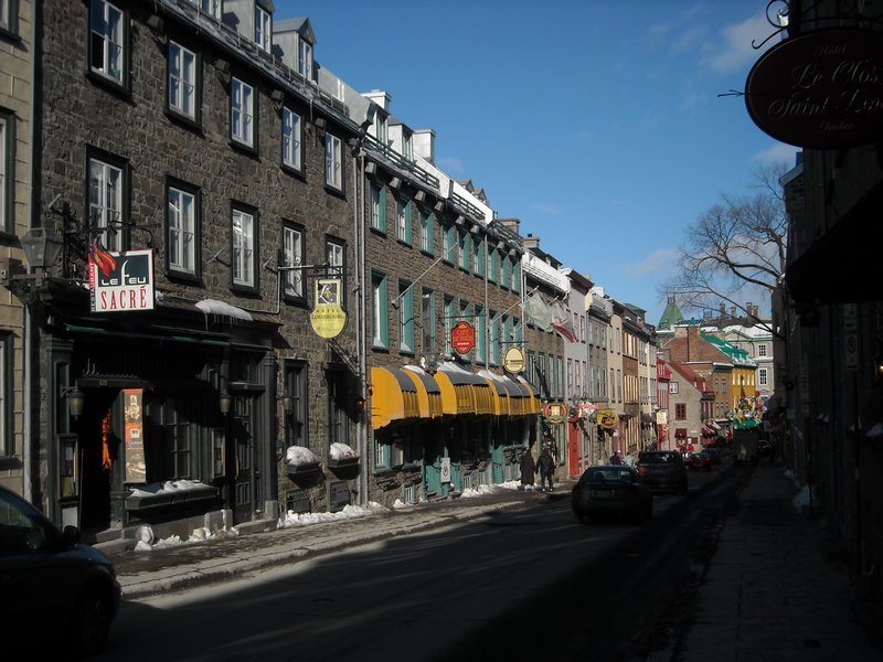 Straatje in Vieux-Québec