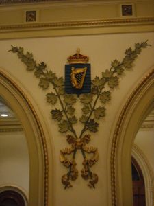 Wapen van Ierland in het parlementsgebouw van Québec