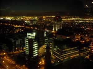 Québec City bij nacht