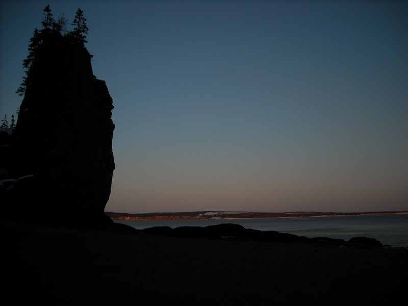 Flowerpot Rock bij zonsondergang