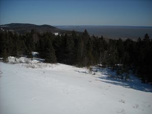 Uitzicht op Fundy Bay