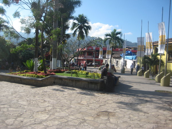 The central park of Copán
