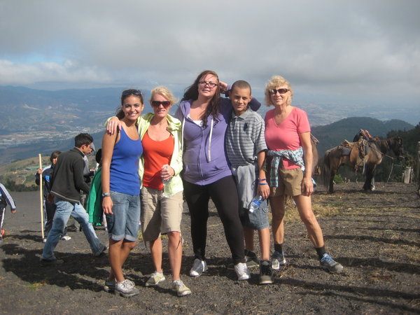 All of us on the volcano