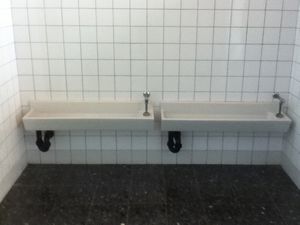 Urinals.