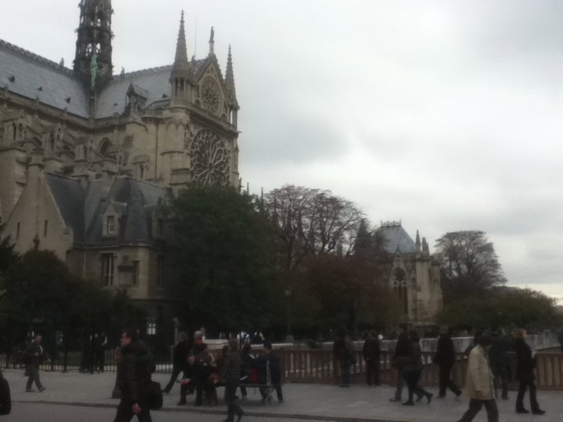 Back of Notre Dame.