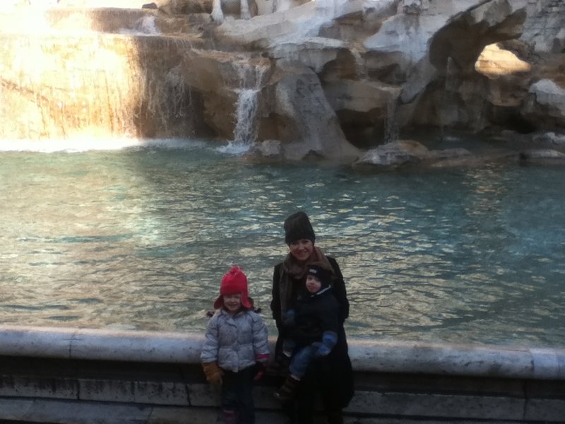 Trevi Fountain.