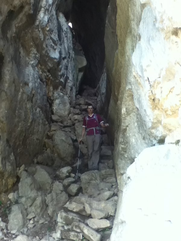 La grotte de l'Orjobet.