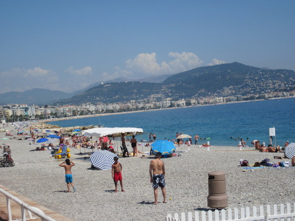 rocky beaches of Nice