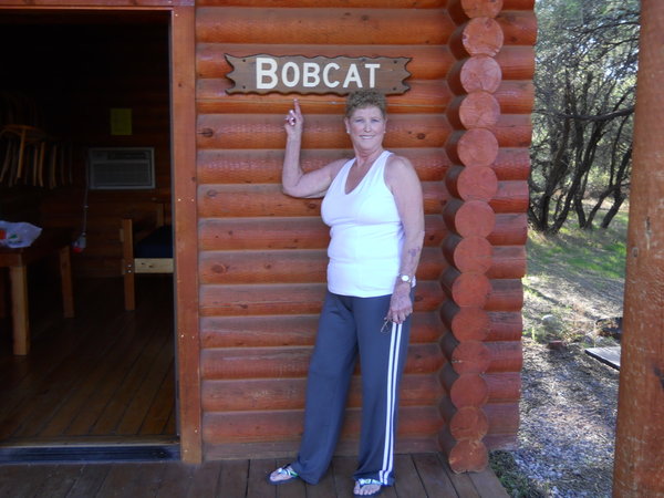 Pat-our first cabin!