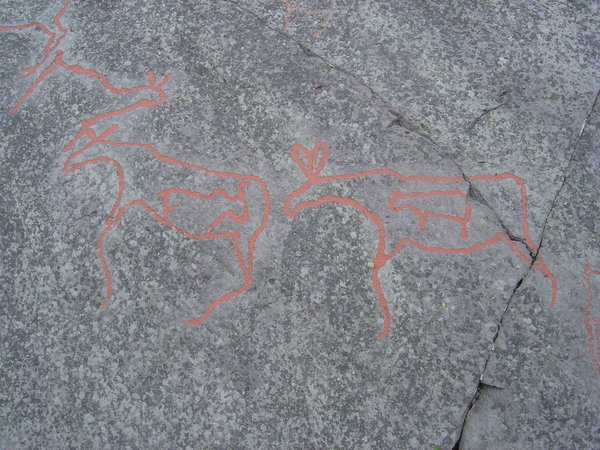 Rock carvings at Alta
