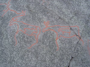Rock carvings at Alta
