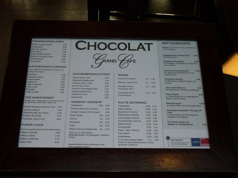 CHOCOLAT Grand Café