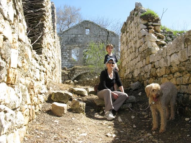 Remains of Maronite Christian village at Baram