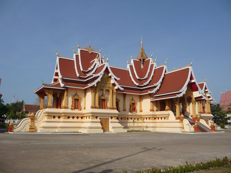 Vientiane - beim Vat That Luang