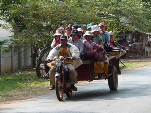 Oudong - kambodschanische Reiseart