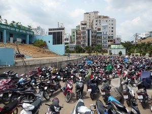 Ho Chi Minh - Motorradparkplatz
