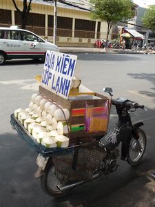 Ho Chi Minh - Kokosnussverkauf