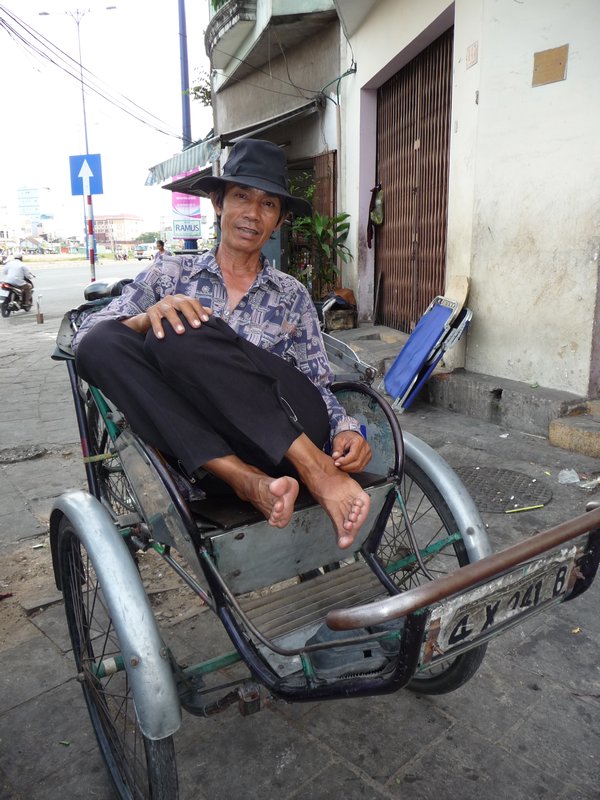 Ho Chi Minh -Cyclo-Fahrer