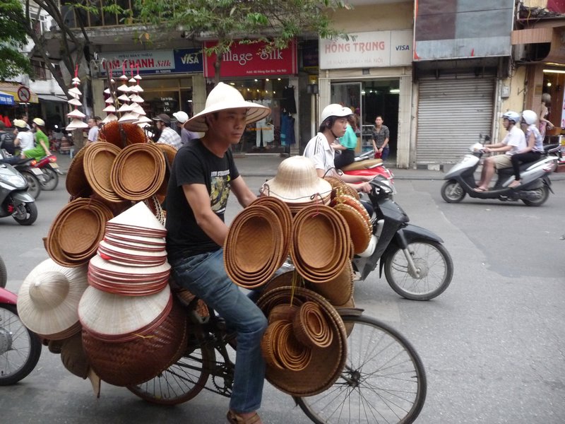 Hanoi - Hutverkaeufer