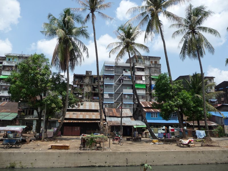 Yangon - aermere Gegend