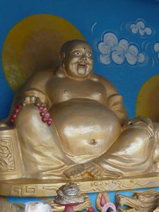 Naehe Kota Bharu - lachender Buddha