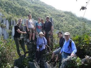 Mulu Nationalpark - Pinnacles - unsere Gruppe