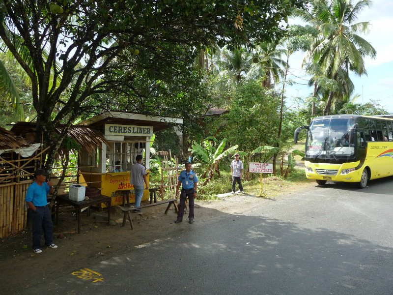 Bus-Stop des Ceres-Liner-Busses