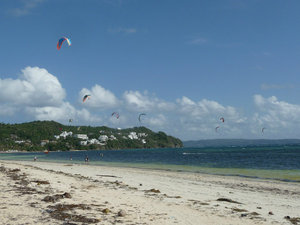 Boracay - Strand der Kitesurfer