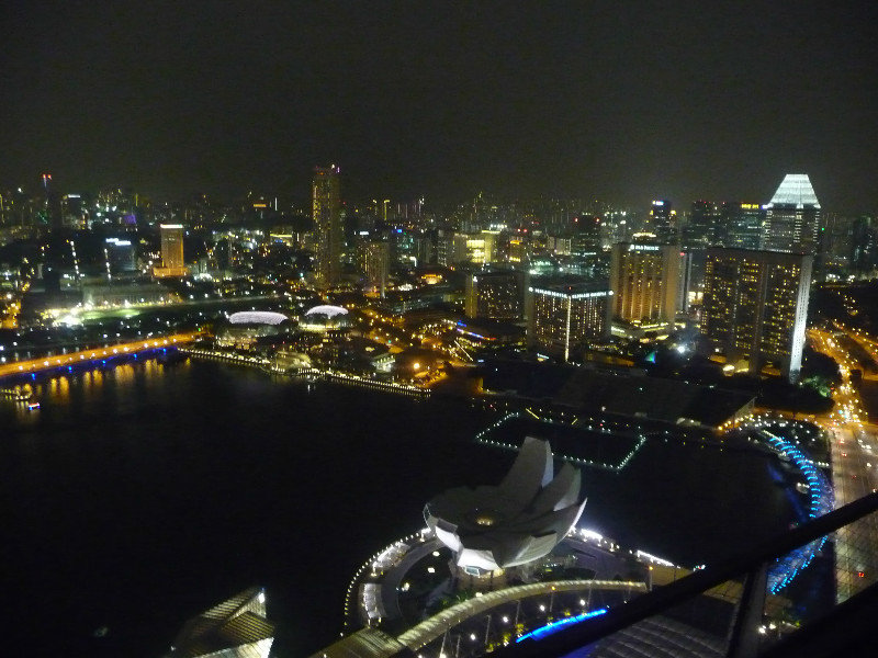 Singapur - Aussicht vom Marina Bay Sands