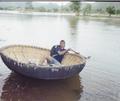 The 'Coracle' boat...