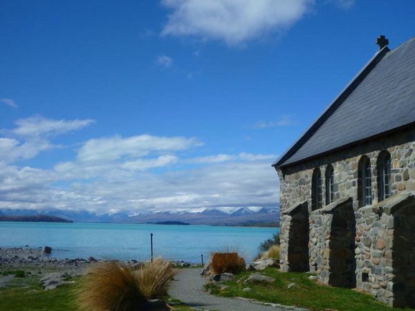 Smallest church at Lake Tekapo