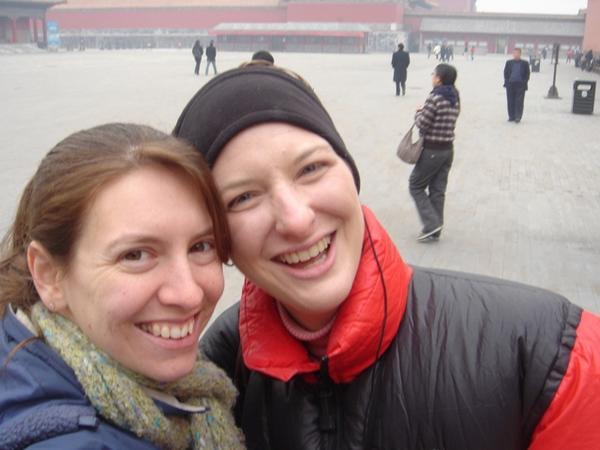 Rachel and I at the Forbidden City