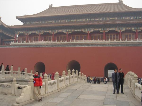 Rachel at the Forbidden City