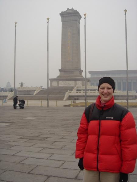 Rachel in Tiananmen Square