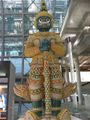 Thai guardian in the Bangkok airport