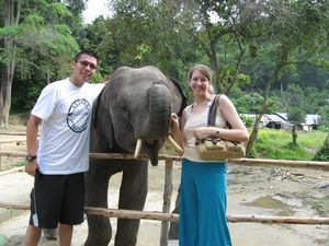 Sen, me, and Phuket the elephant