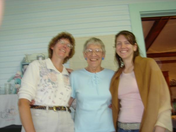 Aunt Barb, Grandma B, and I