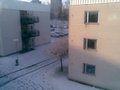 Snö i Växjö